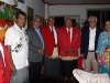 Hon. Minister of Training, Employment, Youth & Sports, Lord Tu'ivakano, Mr. Sitafooti 'Aho, Mr. Fakahau Valu, Mr. Sateki Tupou & Hon. Prime Minister Dr. Feleti Sevele with Mrs. 'Isikeli Vave. 